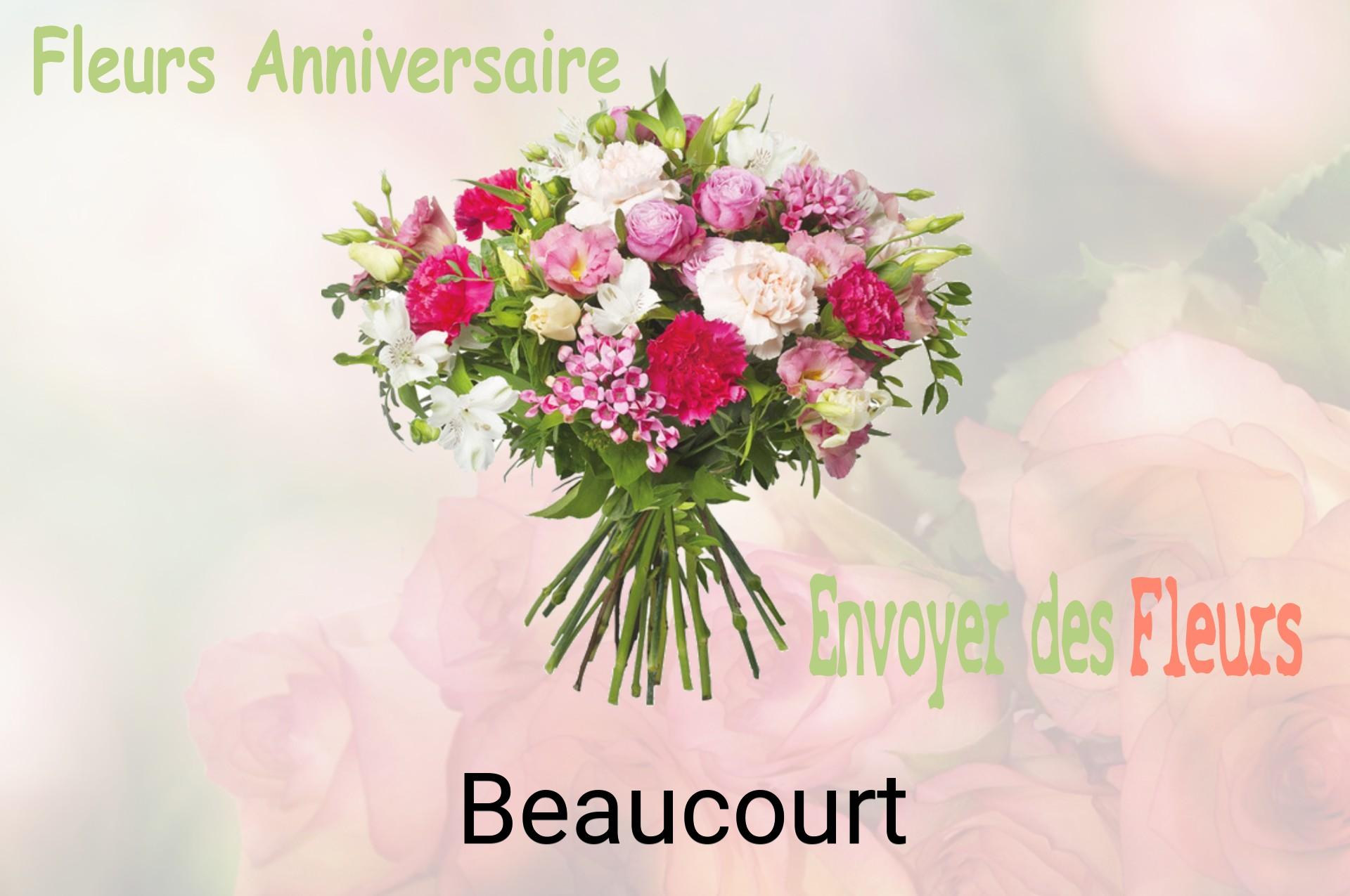 Bouquet de fleurs d’anniversaire livré à Beaucourt